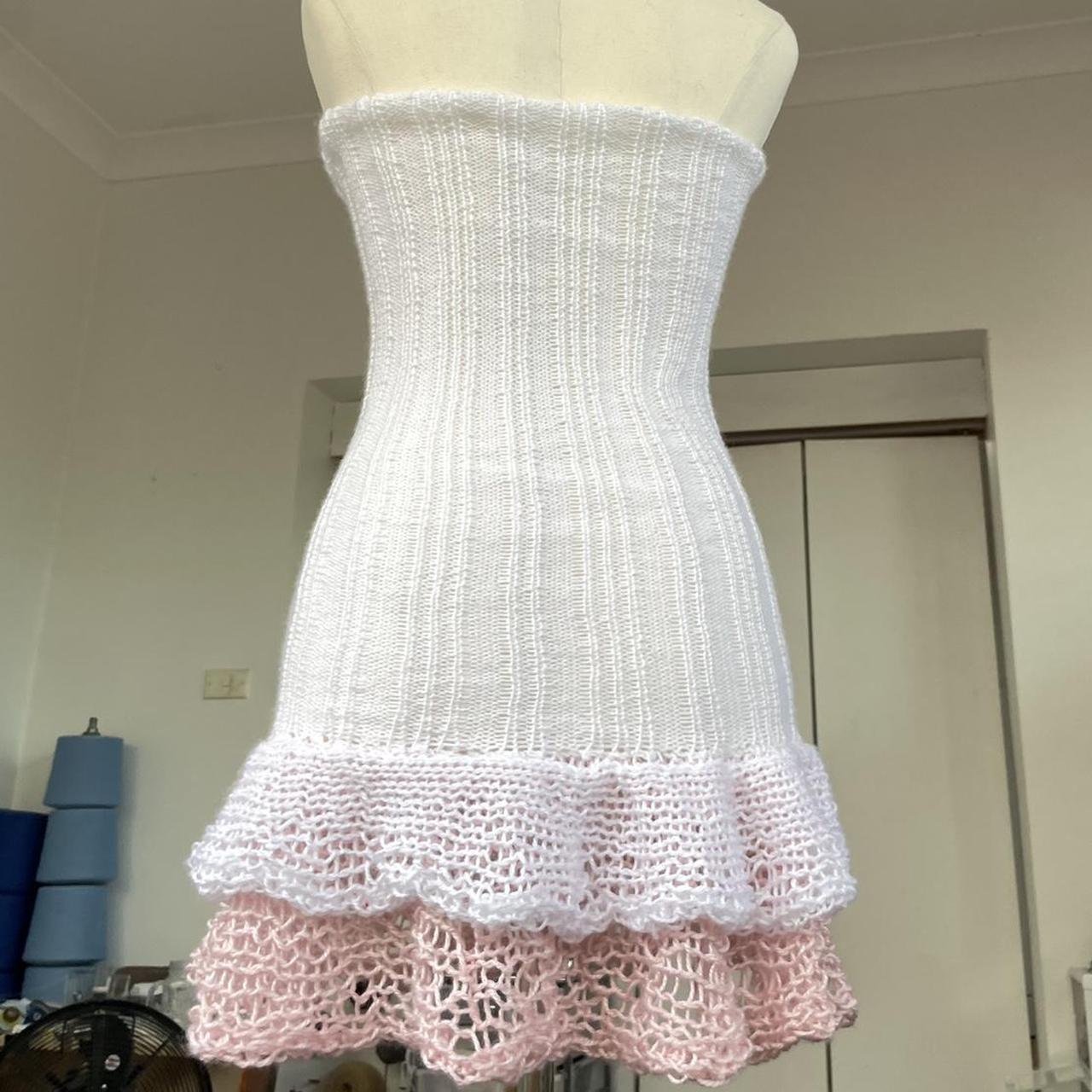 Corset Ruffled Mini Dress